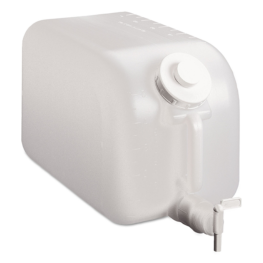 TOLCO Shur-Fill Dispenser, 5 gal, Clear, 8/Carton (03007)