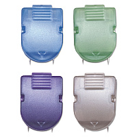 Advantus Wall Clips for Fabric Panels, 40 Sheet Capacity, Assorted Metallic Colors, 20/Box (75338)