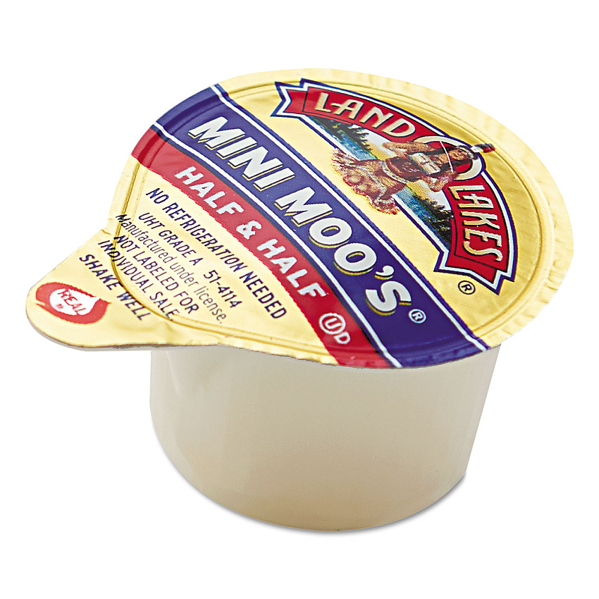 Land O' Lakes Mini Moo's Half and Half, 0.3 oz, 192/Carton (827976)