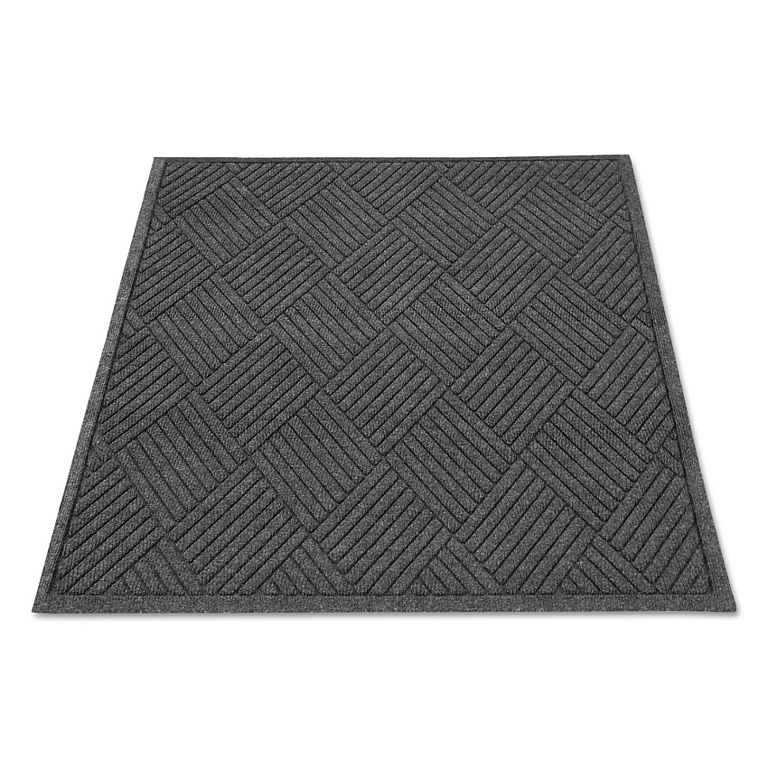 Guardian EcoGuard Diamond Floor Mat, Rectangular, 36 x 48, Charcoal (EGDFB030404)