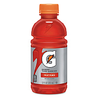 Gatorade G-Series Perform 02 Thirst Quencher, Fruit Punch, 12 oz Bottle, 24/Carton (12196)