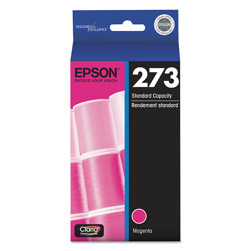 Epson T273320-S (273) Claria Ink, 300 Page-Yield, Magenta