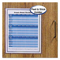 C-Line Self-Adhesive Shop Ticket Holders, Super Heavy, 50 Sheets, 9 x 12, 50/Box (70912)