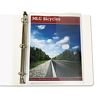 C-Line Poly Binder Pockets, 9.25 x 11.5, Clear, 5/Pack (57537)