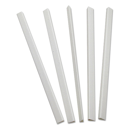 C-Line Slide 'N Grip Binding Bars, 40-Sheet Capacity, 11 x 0.25, White, 100/Box (34447)