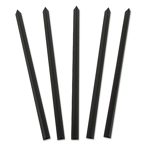 C-Line Slide 'N Grip Binding Bars, Black, 11 x 1/2, 100/Box (34221)