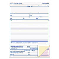 TOPS Proposal Form, Three-Part Carbonless, 11 x 8.5, 50 Forms Total (3850)
