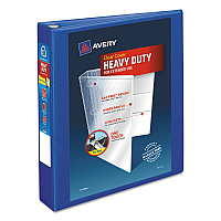 Avery Heavy-Duty View Binder with DuraHinge and One Touch EZD Rings, 3 Rings, 1.5