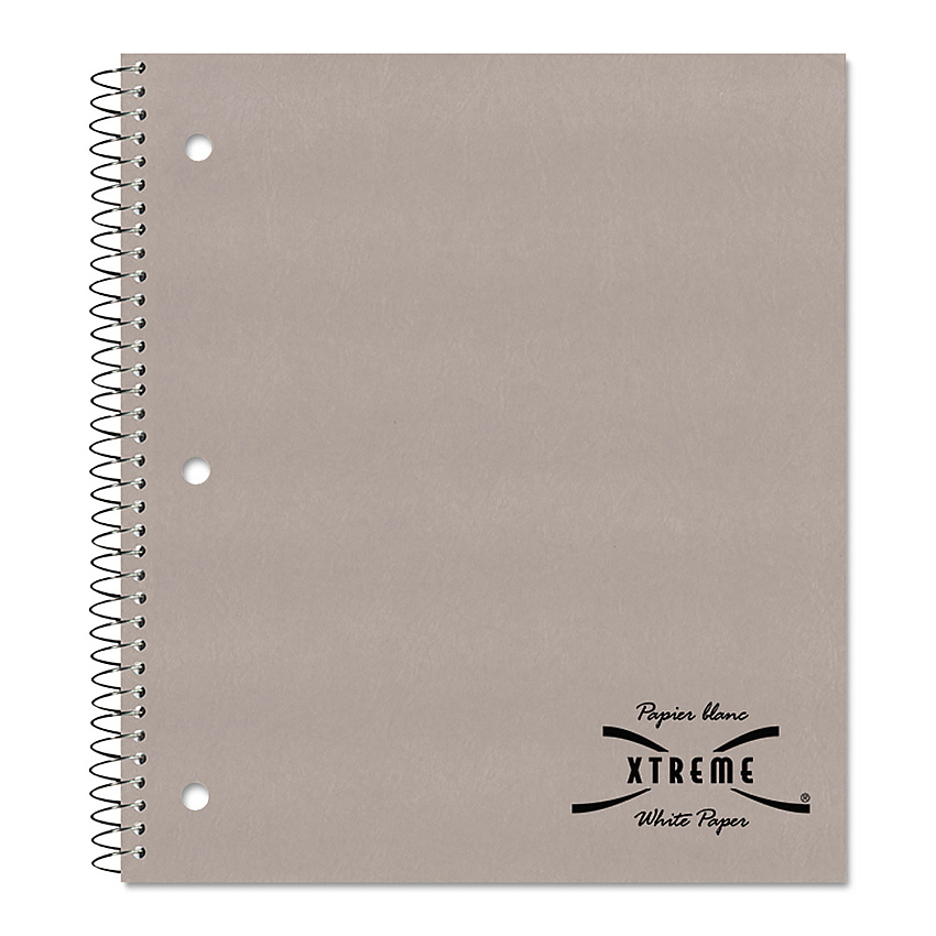 National Paper Single-Subject Wirebound Notebooks, Medium/College Rule, Randomly Assorted Kraft Covers, (80) 11 x 8.88 Sheets (33709)