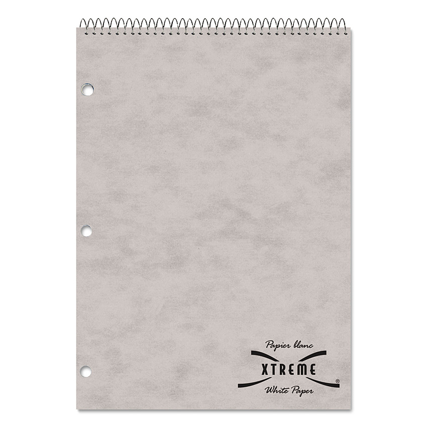 National Paper Porta-Desk Wirebound Notepads, Medium/College Rule, Randomly Assorted Cover Colors, 80 White 8.5 x 11.5 Sheets (31186)