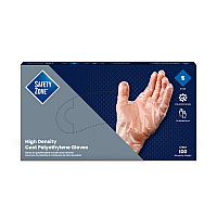 Safety Zone Polyethylene Gloves - Clear, Sm - Case Of 1000 (GDCP-SM)