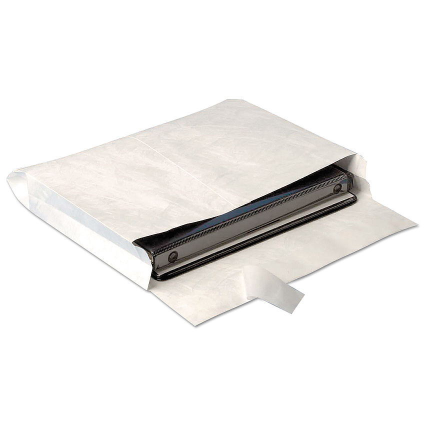 Survivor Lightweight 14 lb Tyvek Open End Expansion Mailers, #13 1/2, Square Flap, Redi-Strip Adhesive Closure, 10 x 13, White, 100/CT (R4610)