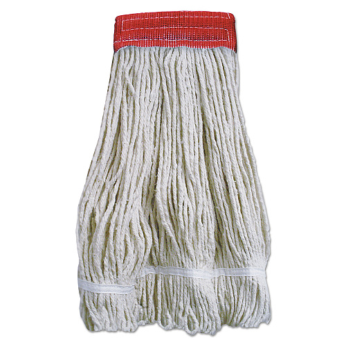 Boardwalk&reg; Wideband Looped-End 20 oz Mop Head, Natural, 12 Mops (BWK5320FTBNBTCT)