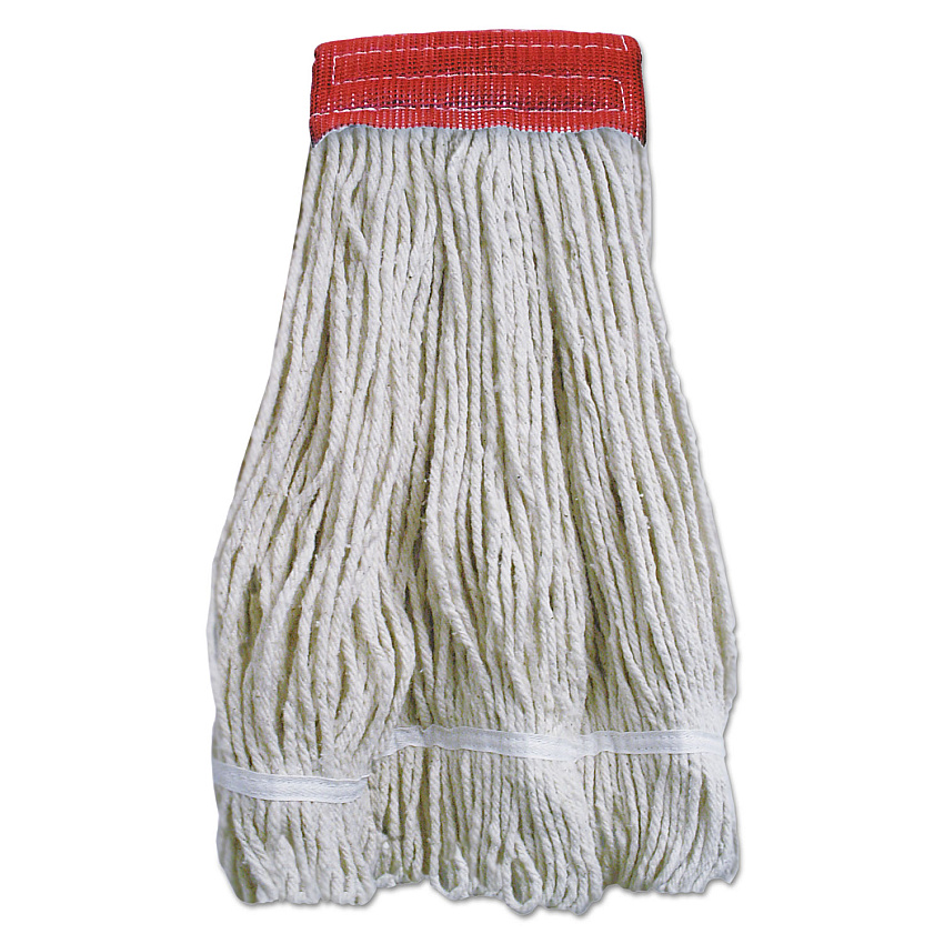 Boardwalk&reg; Wideband Looped-End 20 oz Mop Head, Natural, 12 Mops (BWK5320FTBNBTCT)