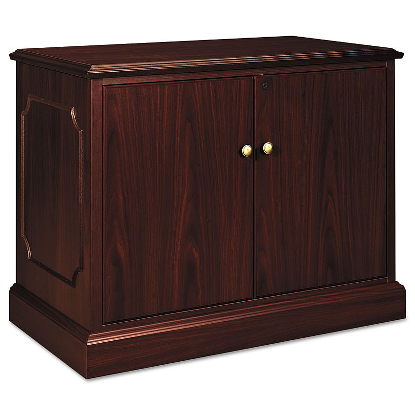 HON 94000 Series Storage Cabinet, 37.5w x 20.5d x 29.5h, Mahogany (94291NN)