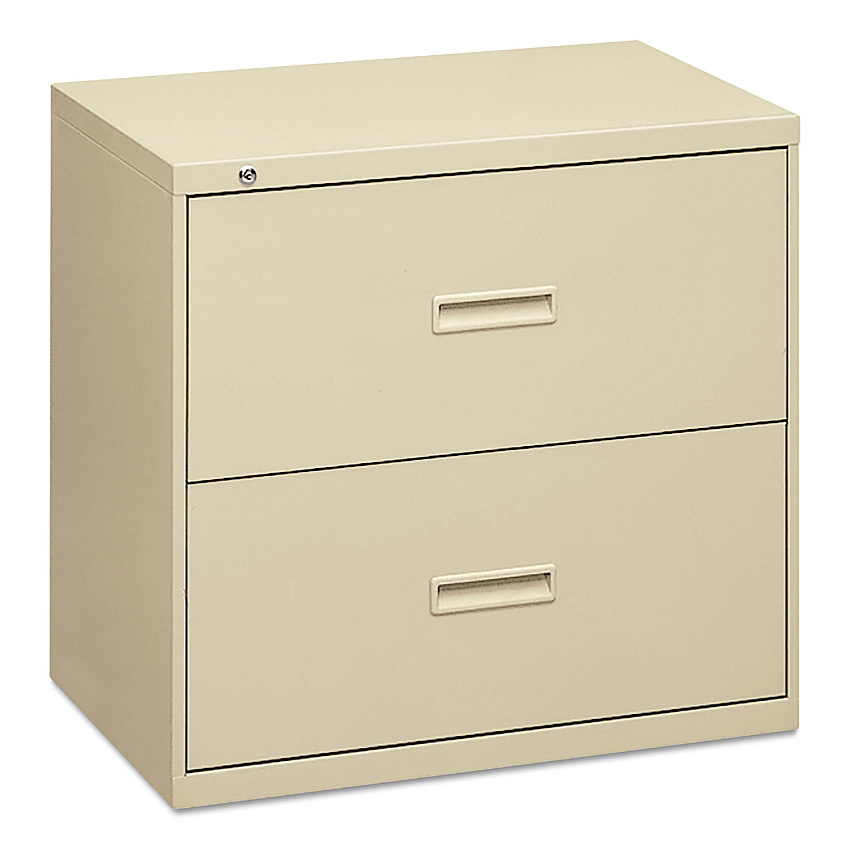 HON 400 Series Lateral File, 2 Legal/Letter-Size File Drawers, Putty, 36" x 18" x 28" (482LL)