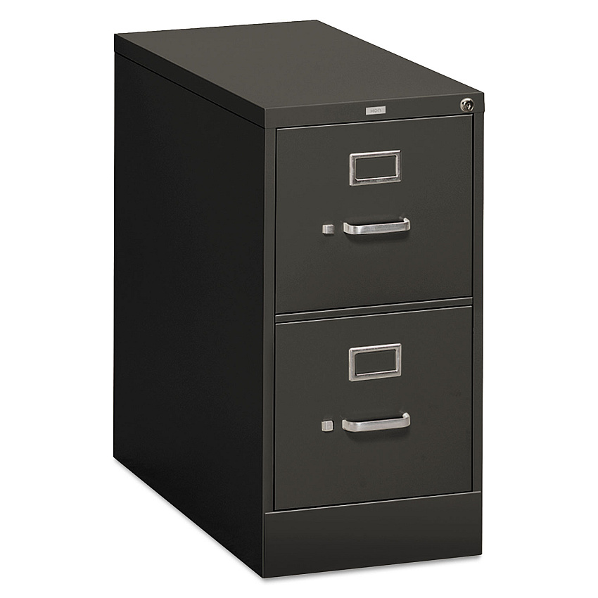 HON 310 Series Vertical File, 2 Letter-Size File Drawers, Charcoal, 15" x 26.5" x 29" (312PS)