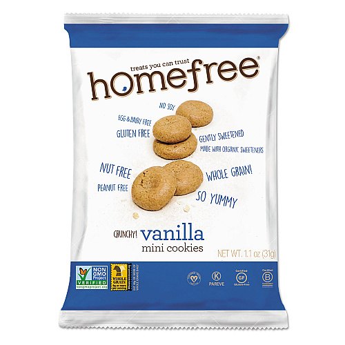 Homefree 01866 Gluten Free Vanilla Mini Cookies