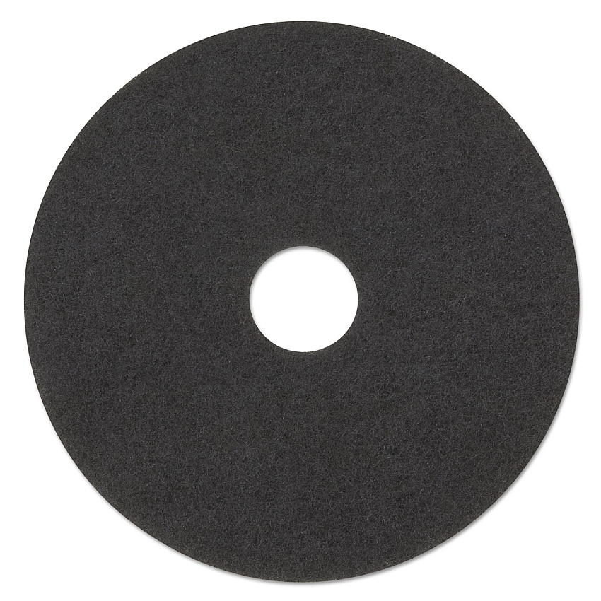 Low-speed Stripper Floor Pad 7200, 23" Diameter, Black, 5/carton