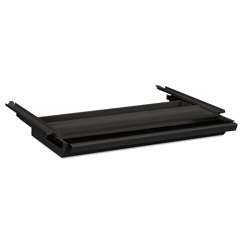 HON Center Drawer with Core Removable Locks, Metal, 24.75w x 14.75d x 3h, Charcoal (D8S)