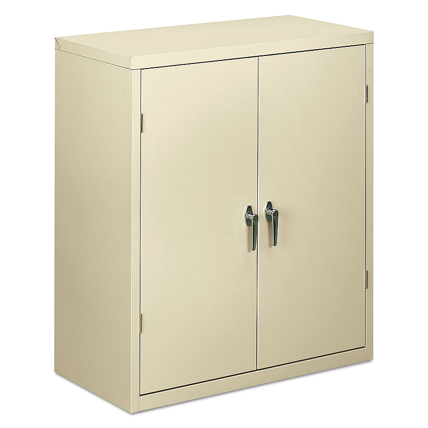 HON Assembled Storage Cabinet, 36w x 18.13d x 41.75h, Putty (SC1842L)