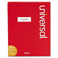 Universal Copier Mailing Labels, Copiers, 1 x 2.81, White, 33/Sheet, 100 Sheets/Box (UNV90102)