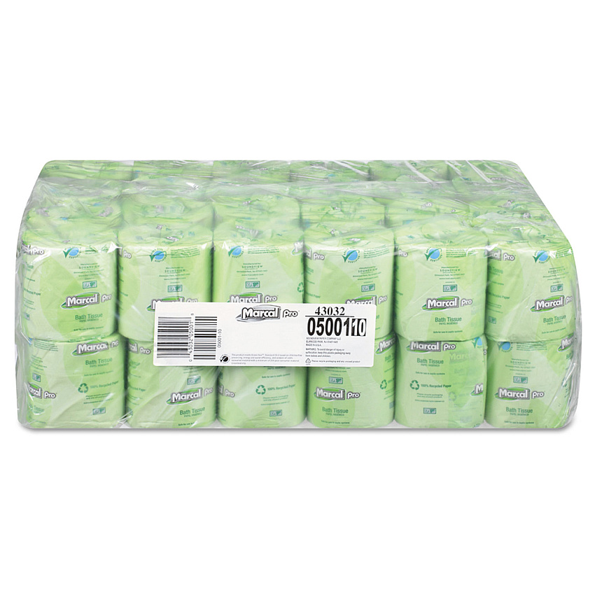 Marcal&reg; Standard Toilet Paper, 2-Ply, 500 Sheets, 48 Rolls (5001)