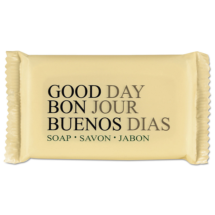 Good Day Amenity Bar Soap, Pleasant Scent, # 1 1/2, 500/Carton (390150A)