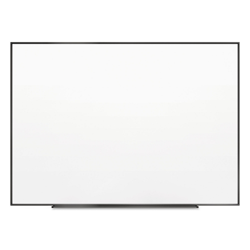 Quartet Fusion Nano-Clean Magnetic Whiteboard, 48 x 36, White Surface, Black Aluminum Frame (NA4836FB)