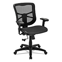 Alera Elusion Series Mesh Mid-Back Swivel/Tilt Chair, Supports Up to 275 lb, 17.9