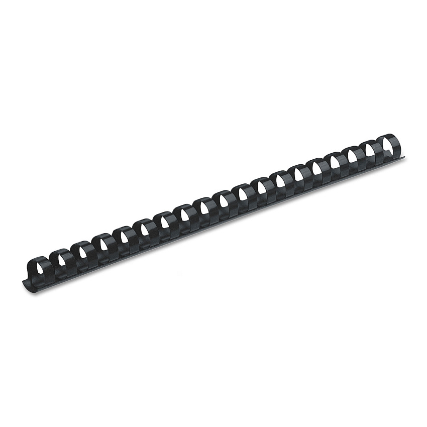 Fellowes Plastic Comb Bindings, 3/8" Diameter, 55 Sheet Capacity, Navy Blue, 100/Pack (52505)