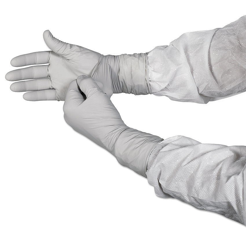 G3 Nxt Nitrile Powder-free Gloves, 305 Mm Length, Size 7.5, Gray, 60/bag 10 Bag/carton