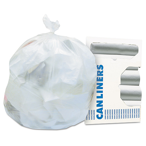 Heritage High-Density Waste Can Liners, 7 gal, 6 mic, 22" x 20", Natural, 2,000/Carton (Z4022RNR01)