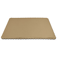 SCT Gold Cake Pads, 1/2 Sheet, 14 x 19, Gold, Paper, 100/Carton (1650)