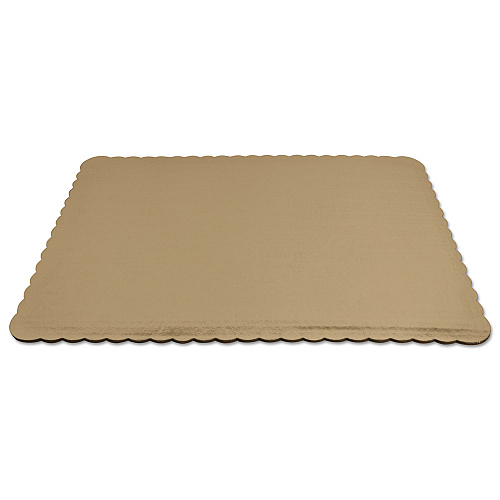 SCT Gold Cake Pads, 1/2 Sheet, 14 x 19, Gold, Paper, 100/Carton (1650)