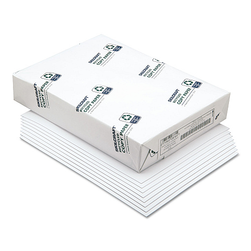 AbilityOne 7530014125168, SKILCRAFT Xerographic Paper, 92+ Bright, 20 lb Bond Weight, A4, White, 500 Sheets/Ream, 10 Reams/Carton