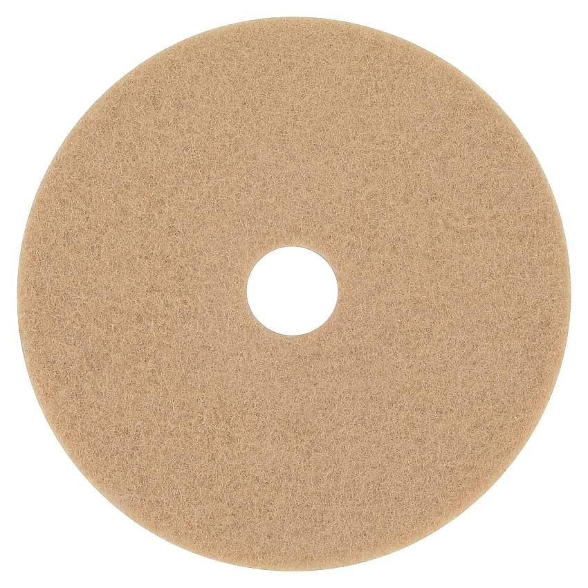 3M Ultra High-Speed Floor Burnishing Pads 3400, 20" Diameter, Tan, 5/Carton (05606)