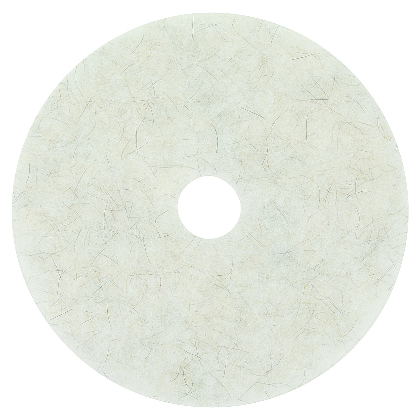 3M Ultra High-Speed Natural Blend Floor Burnishing Pads 3300, 20" Diameter, White, 5/Carton (18210)