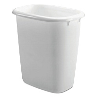 Rubbermaid 2958WHICT Open-Top Wastebasket
