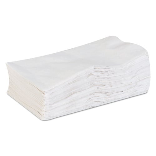 Dixie 31577 1-Ply 1/8 Fold Dinner Napkin (West Coast), White (Pack of 16)