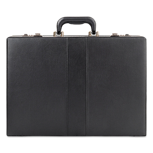 SOLO Classic Attache, Vinyl, 12.5 x 4 x 17.5, Black (K854)