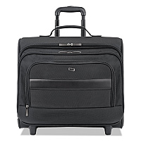 SOLO Classic Rolling Overnighter Case, Fits Devices Up to 15.6", Ballistic Polyester, 16.14 x 6.69 x 13.78, Black (B644)