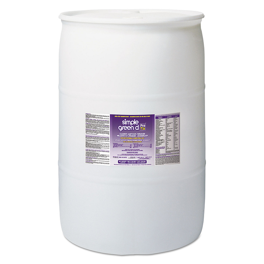 simple green d Pro 5 Disinfectant, Unscented, 55 gal Drum (30555)