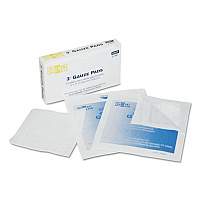First Aid Only Gauze Pads, Sterile, 3 x 3, 4/Box (3001)