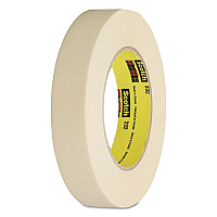 Scotch High-Performance Masking Tape 232, 3" Core, 18 mm x 55 m, Tan (23234)
