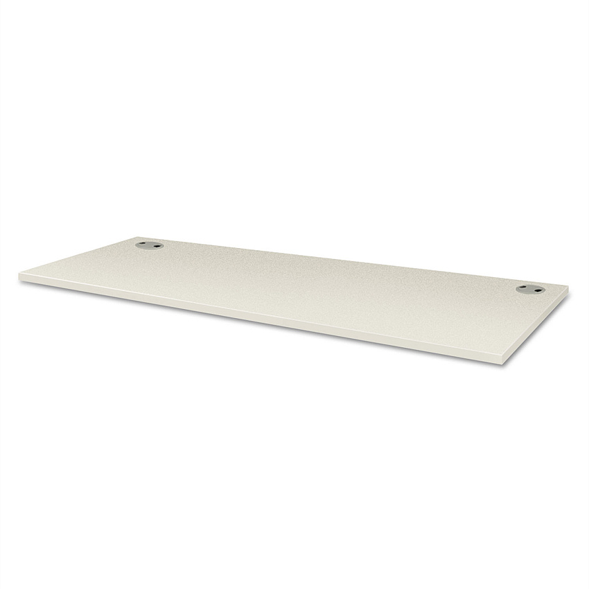 HON Voi Rectangular Worksurface, Two Grommets, 60" x 24", Silver (VTR60BB)