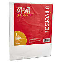 Universal Deluxe Write-On/Erasable Tab Index, 5-Tab, 11 x 8.5, White, White Tabs, 1 Set (UNV20815)