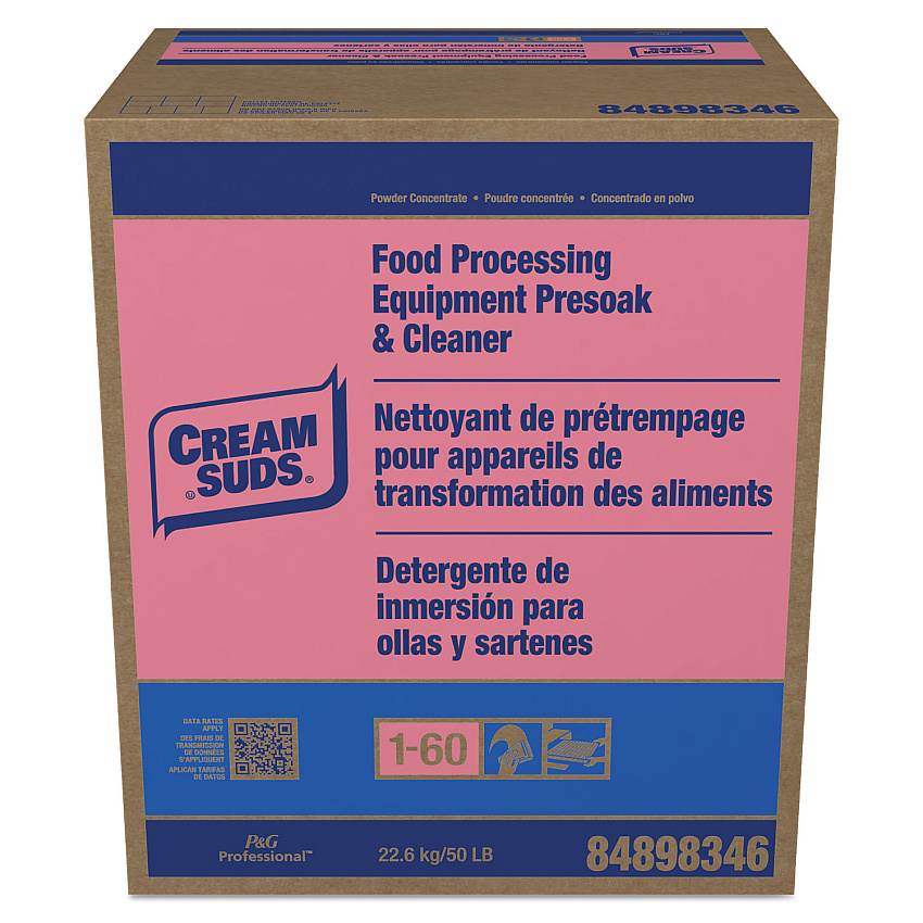 Cream Suds Pot and Pan Presoak and Detergent, 50 lb Box (02101)