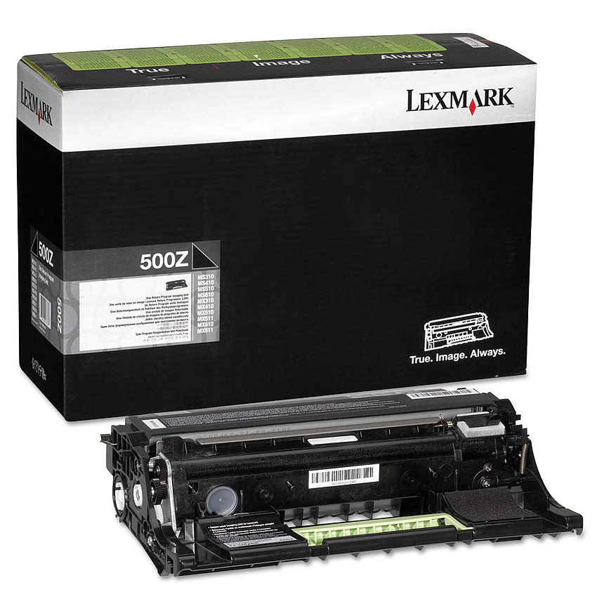 Lexmark 50F0Z00 Return Program Drum Unit, 60,000 Page-Yield, Black