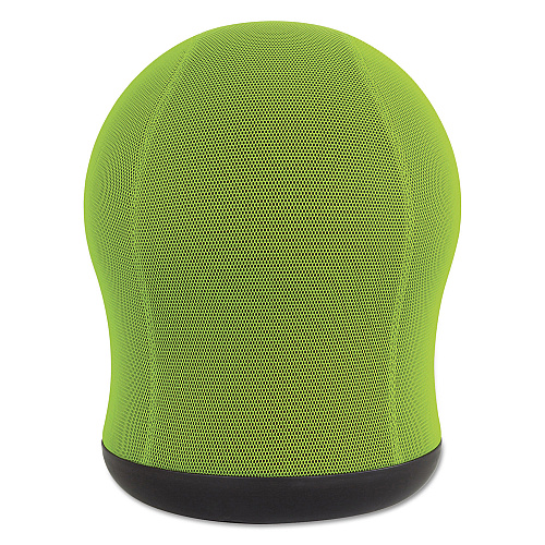 Safco Zenergy Swivel Ball Chair, Backless, Supports Up to 250 lb, Green Seat, Black Base (4760GN)